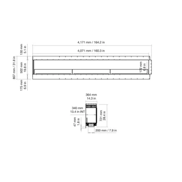 Flex 158LC Left Corner Fireplace