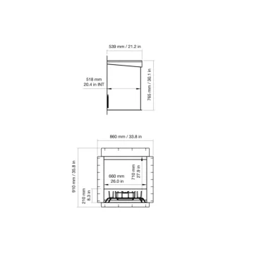 Heritage 26SS Firebox Model Spec