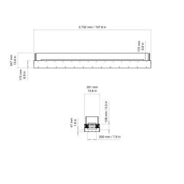 Flex 104BN Bench Fireplace