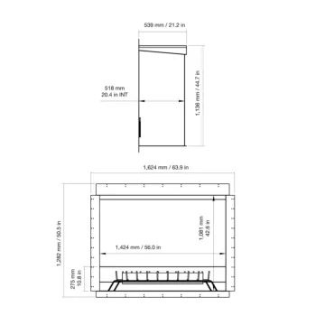 Heritage 56SS Firebox Model Spec