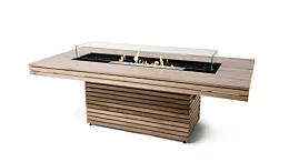 Gin 90 (Dining) Studio - Teak / Natural / Ethanol / SS / Glass