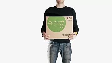 Person Holding e-NRG Box
