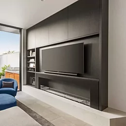 A verdant courtyard consisting of an elegant array of Magnolia