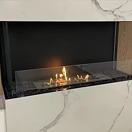 Completed TV Unit and Fire Place just in time to