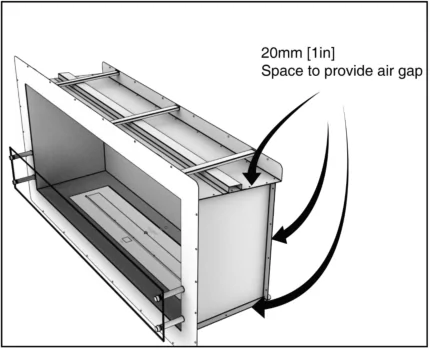 Clearances & Installation - Bioethanol Burners 3