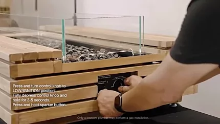 Lighting sequence - press and turn control knob toLOW/IGNITION