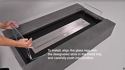 Assembly Steps - Glass Fire Screens 12 Assembly Steps - Glass Fire Screens 12