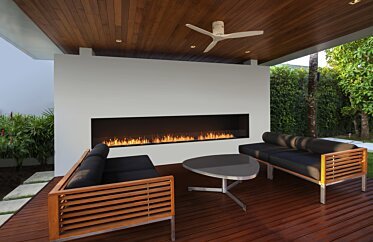 Flex 158SS Single Sided Fireplace by EcoSmart Fire - Residential spaces