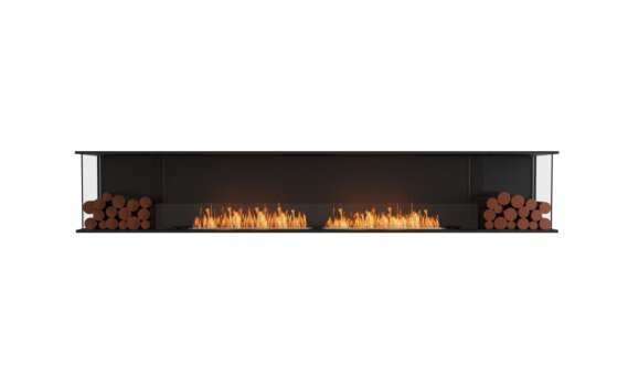 Flex 122 - Ethanol / Black / Installed view - Logs not included by EcoSmart Fire