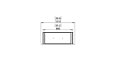 Flex 32DB Double Sided - Technical Drawing / Top by EcoSmart Fire