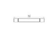 Flex 122 - Technical Drawing / Top by EcoSmart Fire