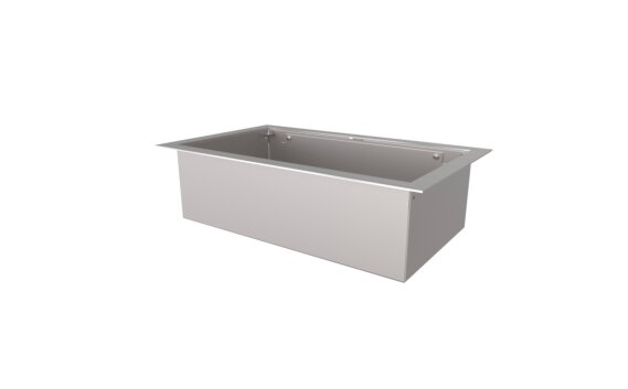 XS340 Top Tray Fireplace Tray - Stainless Steel by EcoSmart Fire
