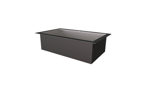 XS340 Top Tray Black Fireplace Tray - Black by EcoSmart Fire