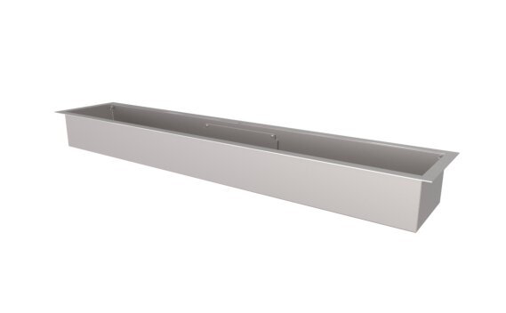 XL1200 Top Tray Fireplace Tray - Stainless Steel by EcoSmart Fire
