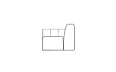 Connect L50 Furniture - Technical Drawing / Side by Blinde Design