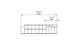 Connect Modular 5 L-Sectional Furniture - Technical Drawing / Side by Blinde Design
