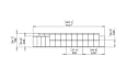 Connect Modular 6 L-Sectional Furniture - Technical Drawing / Front by Blinde Design