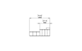 Connect Modular 6 U-Chaise Sectional Furniture - Technical Drawing / Side by Blinde Design