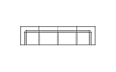 Relax Modular 4 Sofa Furniture - Technical Drawing / Top by Blinde Design