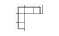 Relax Modular 5 L-Sectional Furniture - Technical Drawing / Top by Blinde Design