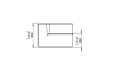 Relax C37 Furniture - Technical Drawing / Front by Blinde Design