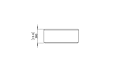 Relax O37 Furniture - Technical Drawing / Front by Blinde Design