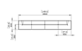Relax Modular 4 Sofa Furniture - Technical Drawing / Front by Blinde Design