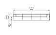 Relax Modular 5 Sofa Chaise Furniture - Technical Drawing / Front by Blinde Design