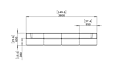 Relax Modular 6 U-Chaise Sectional Furniture - Technical Drawing / Front by Blinde Design