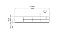Relax Modular 7 U-Sofa Chaise Sectional Furniture - Technical Drawing / Front by Blinde Design