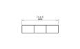 Relax Modular 8 U-Sofa Sectional Furniture - Technical Drawing / Side by Blinde Design