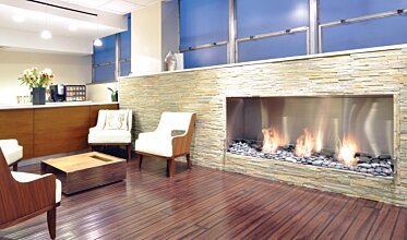 Farber Center - Fireplace inserts