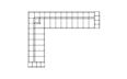 Connect Modular 6 L-Sectional Furniture - Technical Drawing / Top by Blinde Design