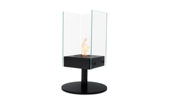 Orbit Designer Fireplace - Ethanol - Black / Black by EcoSmart Fire