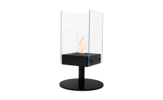Orbit Designer Fireplace - Ethanol - Black / Black by EcoSmart Fire