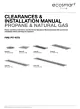 Clearances & Installation Manual - Gas